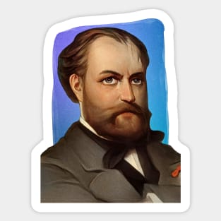 Czech Composer Antonín Dvořák illustration Sticker